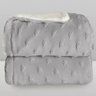 cobertor bebe sherpa star cinza