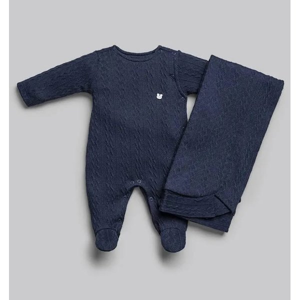 saida maternidade malha trico marinho