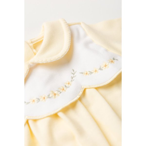 saida maternida anjos baby algodao pima amarela ii