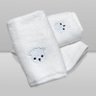 kit 3 paninhos de boca ovelha branca