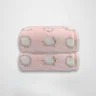cobertor bebe luxo ovelha rosa