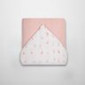 toalha banho soft premium papi baby com capuz rosa